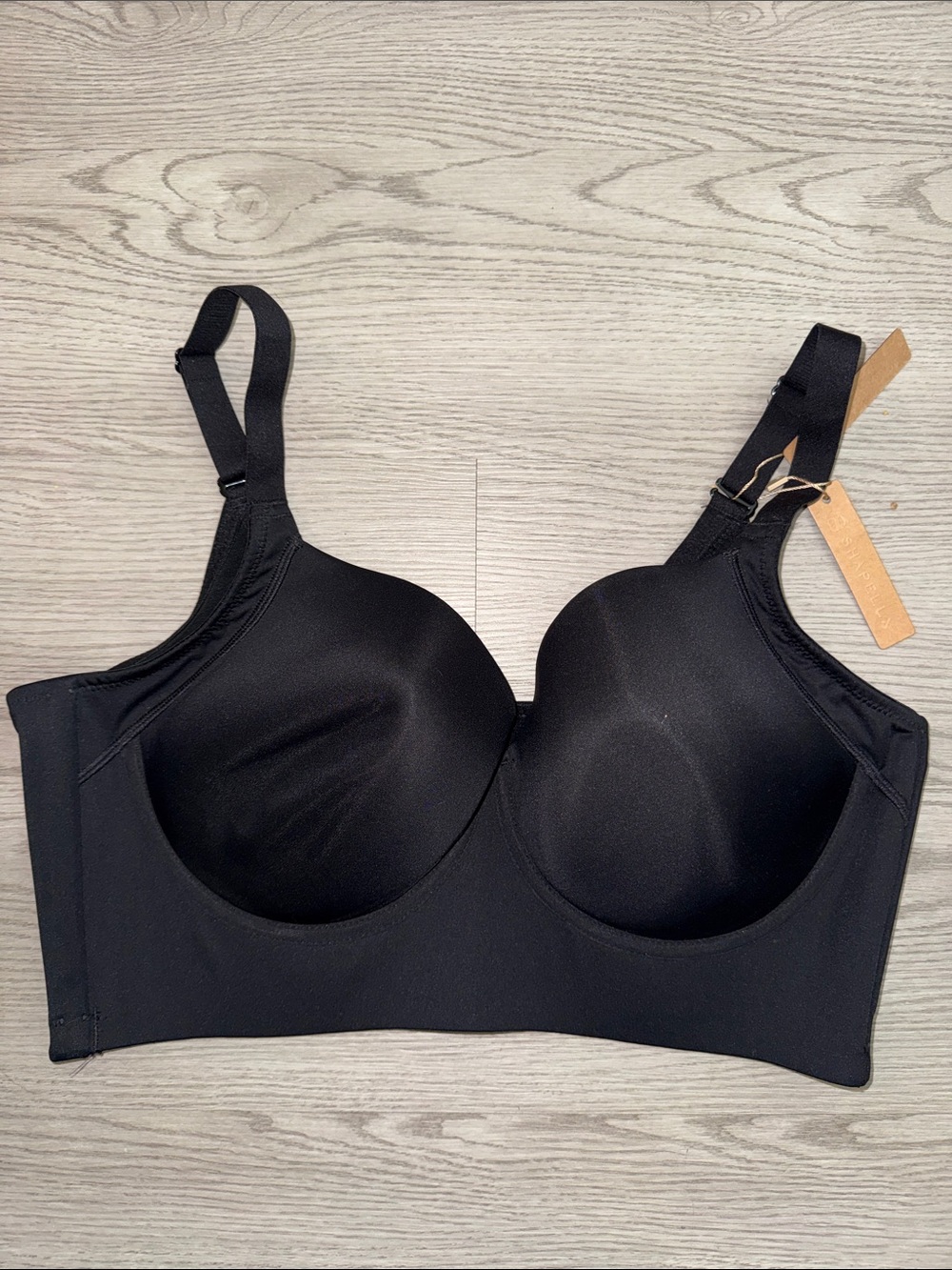 Supportive Smooth Black Underwire Bra